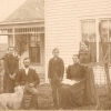 Francis "Frank" Ervin with wife, Julia (Leonard), twins Clara and Clarence and unidentified older daughter Francis "Frank" Ervin with wife, Julia (Leonard), twins Clara and Clarence and unidentified older daughter